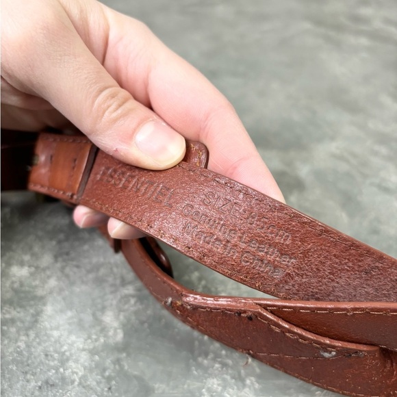 Essentiel Antwerp genuine leather braided belt size 85/ SM womens